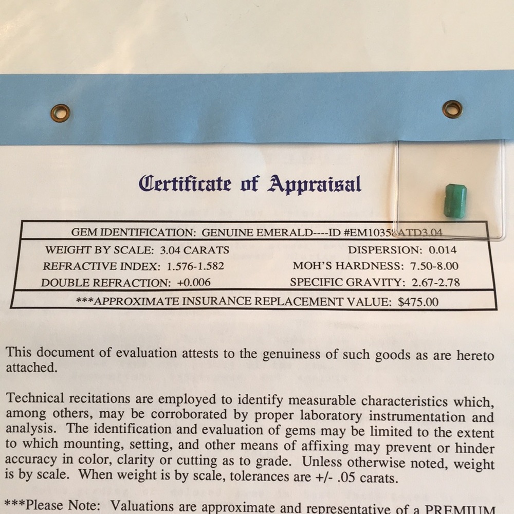 3.04 Carat Emerald